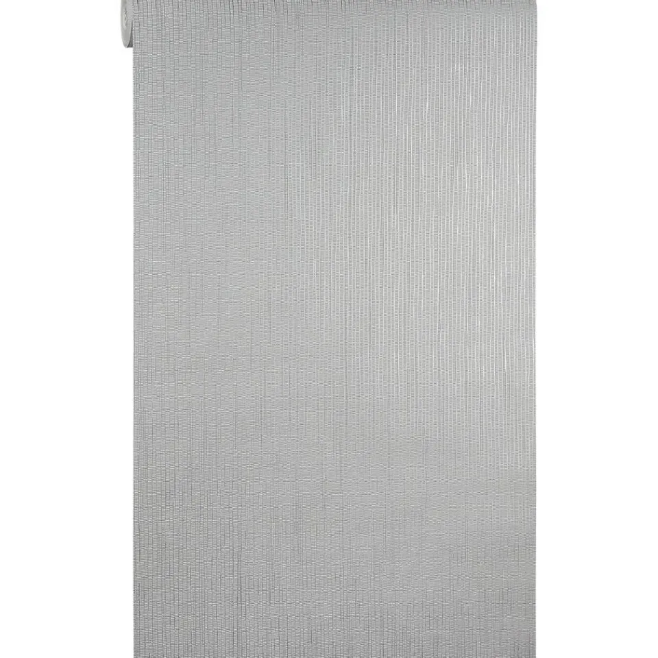 Behang Fem Zilver^ Vliesbehang