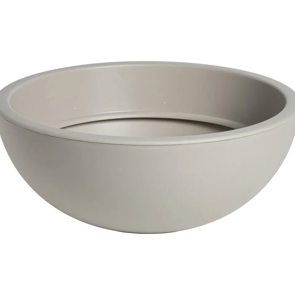 Koopman Bloempotschaal Reims Taupe ø 40 cm^ Tuindecoratie|Bloempotten