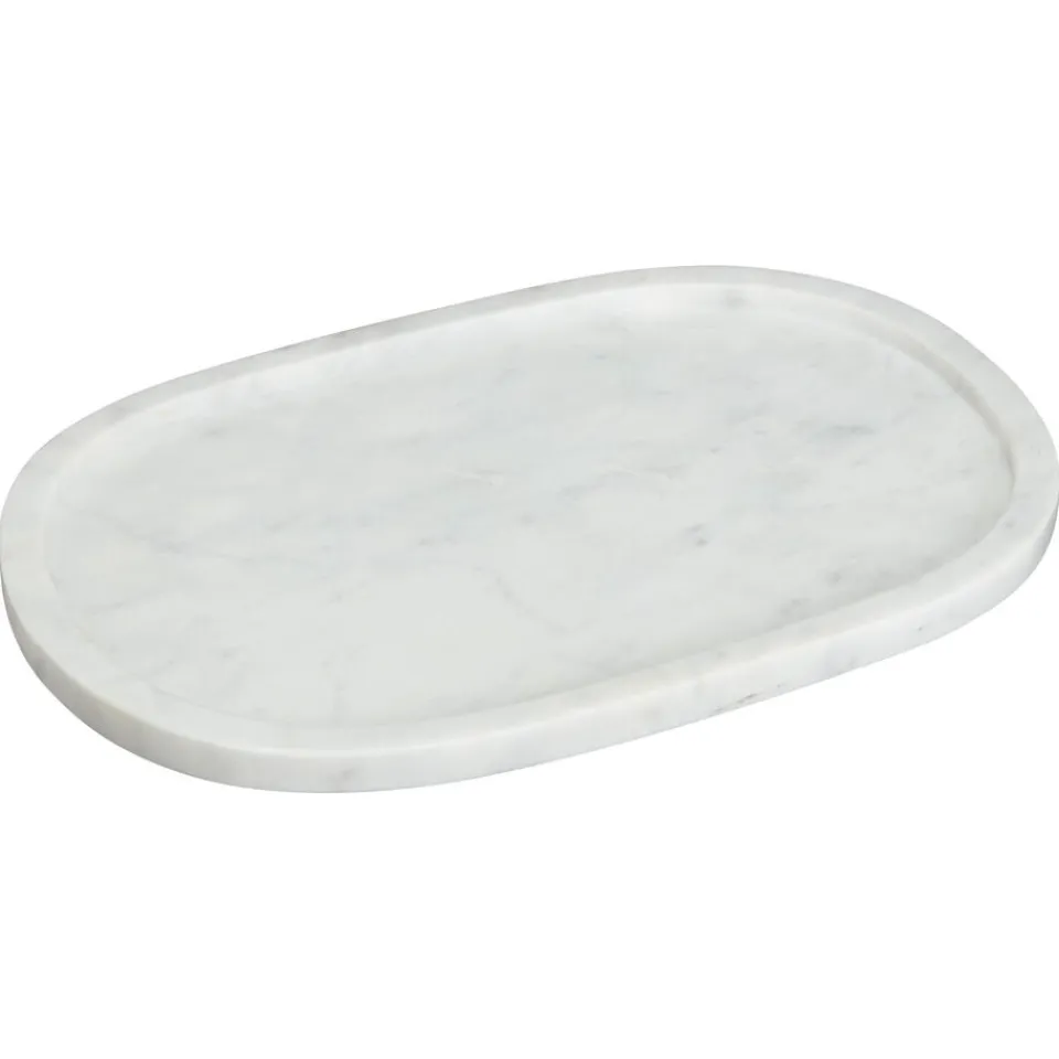 Decoratieplateau Organisch Marmer - 30x20 cm^ Decoratie Schalen|Keukenaccessoires