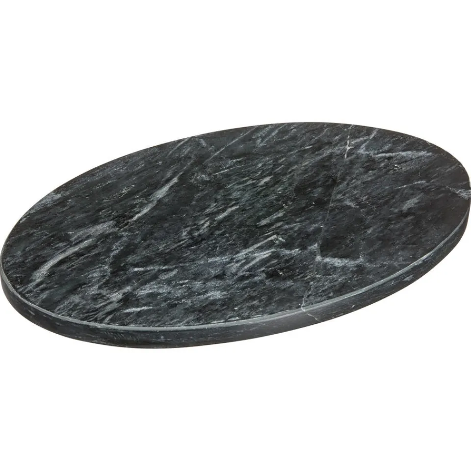Decoratieplateau Organisch Marmer - Ø30 cm^ Decoratie Schalen|Kaarsenplateaus