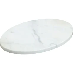 Decoratieplateau Organisch Marmer - Ø30 cm^ Decoratie Schalen|Kaarsenplateaus