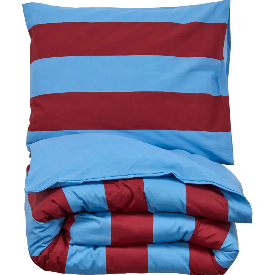 Dekbedovertrek Ezra - /rood 220x220 cm^ Beddengoed|Dekbedovertrekken