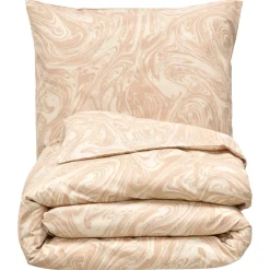 Dekbedovertrek Marble Soft Pink 200x220 cm^ Beddengoed|Dekbedovertrekken