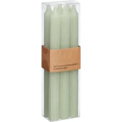 Dinerkaars Mint 6 Stuks^ Kaarsen & Theelichten