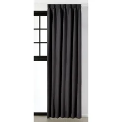 Gordijn Mila Antraciet^ Gordijnen|Vouwgordijnen