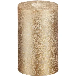 Kaars Rustiek Goud 7x11 cm^ Kaarsen & Theelichten
