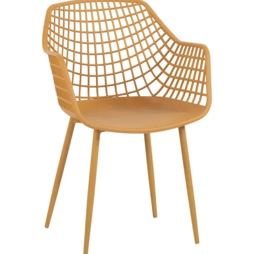 Kuipstoel Webbing Oker^ Tuinstoelen