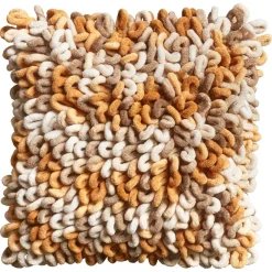 Kussen Lusso Oker 43x43 cm^ Sierkussens