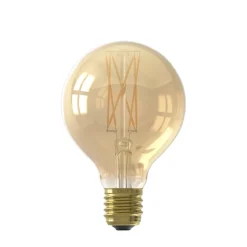 Calex LED lamp 80 mm E27 4W Goud Dimbaar^ Lichtbronnen