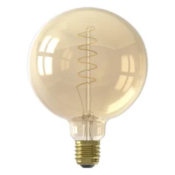 Calex LED lamp 125 mm Flex Goud E27 4W Dimbaar^ Lichtbronnen