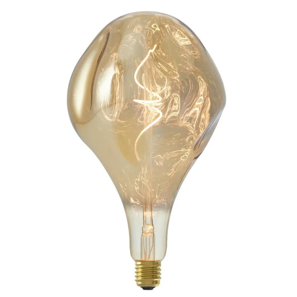 LED Xxl lamp 16,5x28 cm Champagne E27 Dimbaar^ Lichtbronnen
