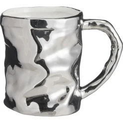 Mok Met Oor Blend Zilver 300ml^ Mokken