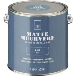 Muurverf Mat 2.5 l^ Muurverf