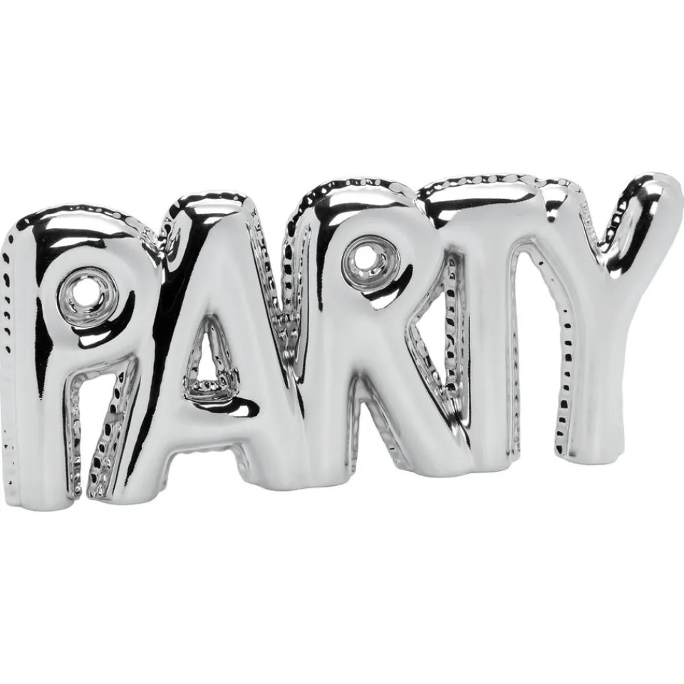 Object Party zilver^ Decoratie Beelden