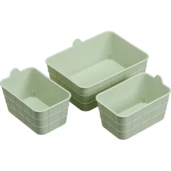Opbermand Mini - 3 Stuks^ Opbergboxen & Lades