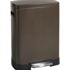 Pedaalemmer Duo 40 Liter Donker^ Afvalbakken