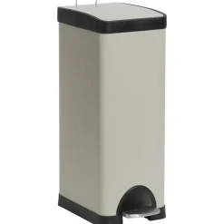 Pedaalemmer Rechthoek 30 Liter Taupe^ Afvalbakken