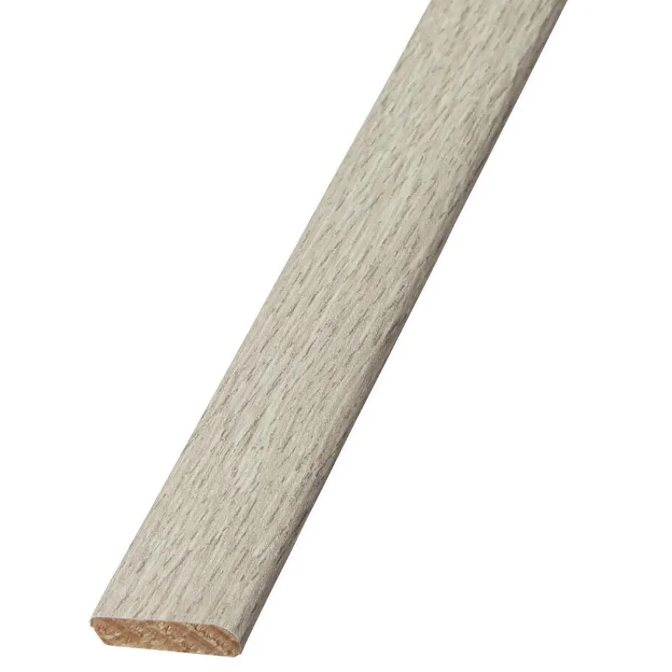 Plakplint Beige Eiken MDF 2,4 cm^ Plinten