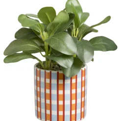 Plant In Pot Carreaux^ Kunstplanten & Kunstbloemen