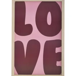 Poster Love^ Wanddecoratie