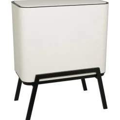 Prullenbak Op Pootjes 28+12+5 Liter Beige^ Afvalbakken