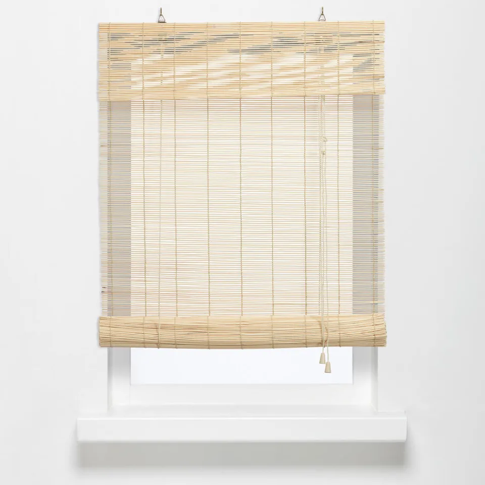 Rolgordijn Bamboe Naturel 150x160 cm^ Rolgordijnen