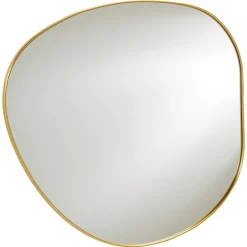 Spiegel Pizzo Goud - 53x49 cm^ Wanddecoratie|Spiegels