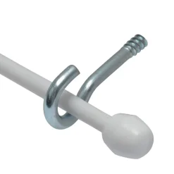 Spiraal/Knop/Haak 250 cm^ Gordijnroedes