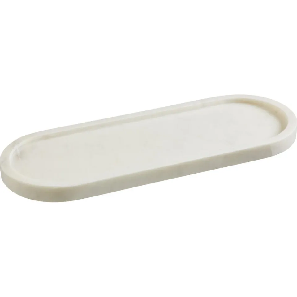 Tray Badkamer Ovaal Marmer^ Badkameraccessoires