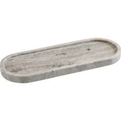 Tray Badkamer Ovaal Marmer^ Badkameraccessoires