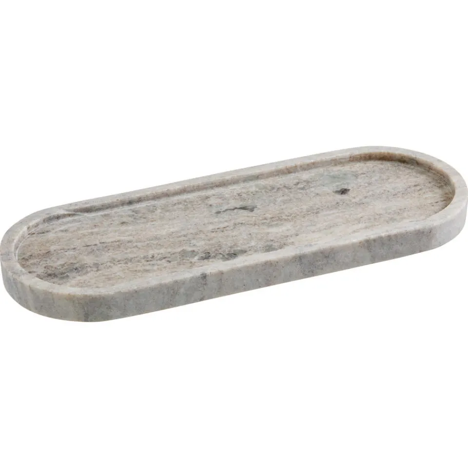 Tray Badkamer Ovaal Marmer^ Badkameraccessoires