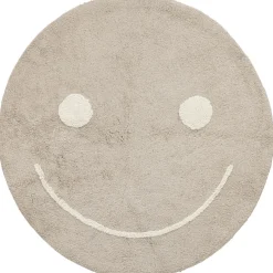 Vloerkleed Smiley Naturel^ Vloerkleden|Ronde Vloerkleden