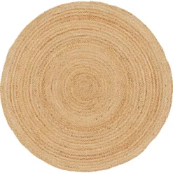 Vloerkleed Solis Naturel - Ø 100 cm^ Vloerkleden|Ronde Vloerkleden