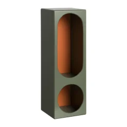 Wandkastje Retro Groen - 50x17 cm 50x17x15 cm^ Wanddecoratie