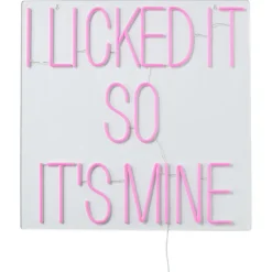 Wandlamp Neon Its Mine^ Wandlampen