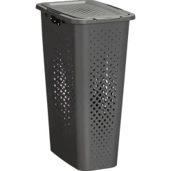 Wasmand Rattan Ruit Antraciet 40 l^ Wasmanden